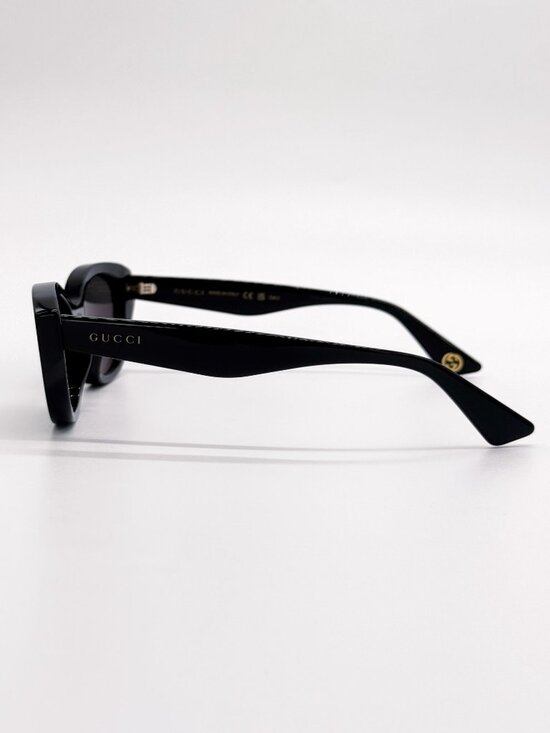 NEW GUCCI SUNGLASSES GG1638S 001 BLACK CAT EYE WOMEN GUCCI EYEWEAR main image 10